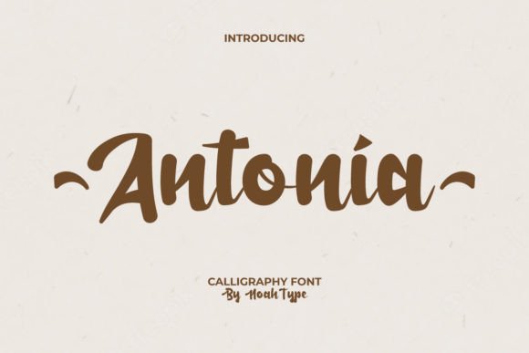 Antonia: A Handwritten Font for Modern Web Design