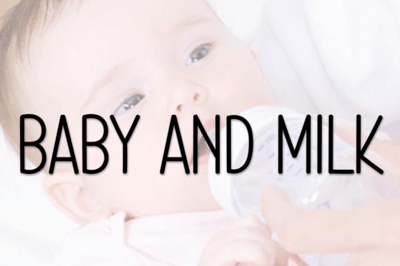Baby and Milk: The Handwritten Font That Makes Campaigns Click