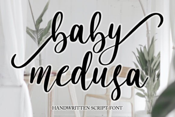 Baby Medusa: A Handwritten Font for Warm Editorial Design