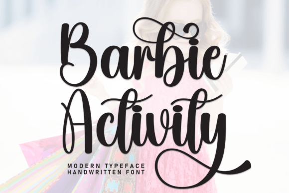 Barbie Activity: A Playful Font for Editorial Design