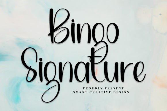Bingo Signature: A Web Designer's Take on This Handwritten Font