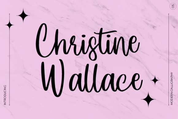 Christine Wallace: Handwritten Font for Practical Branding