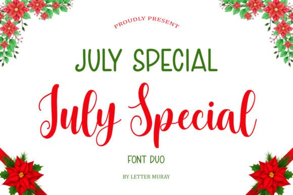 Crafting with July Special: A Soft Font Duo for Handmade Products