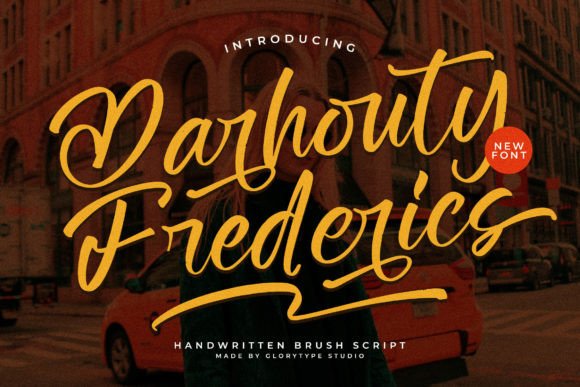 Darhouty Frederics: A Handwritten Font for Crafters and Makers