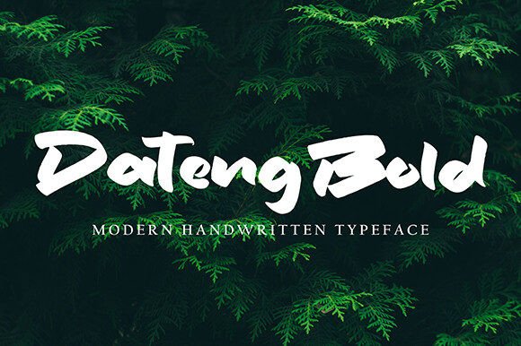 Dateng Bold: A Script Font for Scroll-Stopping Campaigns