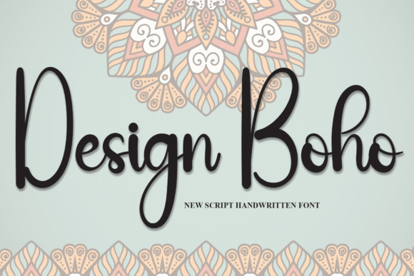 Design Boho Font Review: A Handwritten Typeface for Warm Brand Identities