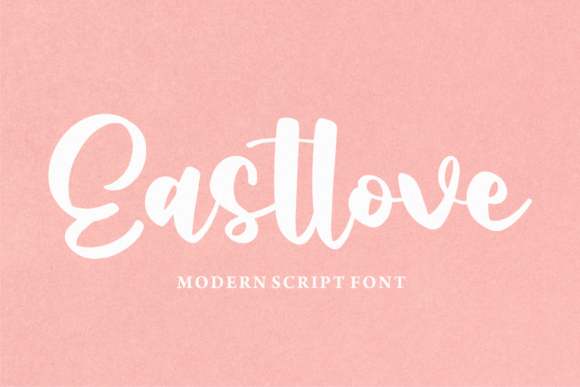 Eastlove: A Handwritten Script Font for Handmade Product Design