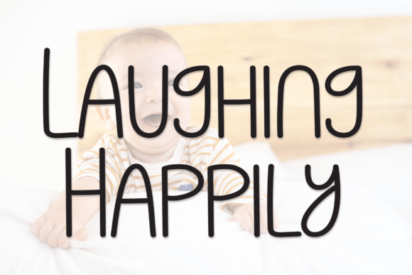 Laughing Happily Font: A Playful Handwritten Typeface for Campaigns