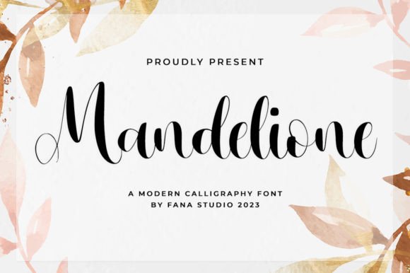 Mandeloine: A Sweet Handwritten Font for Editorial Design