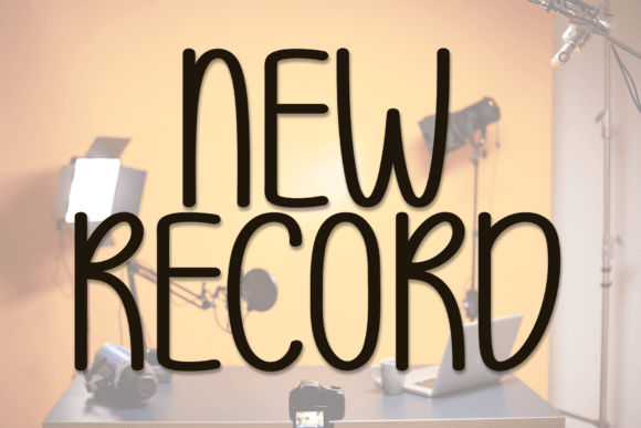 New Record Font: A Friendly Typeface for Your Brand