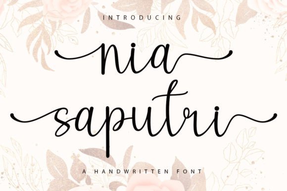 Nia Saputri Font Review: Handwritten Charm for Branding