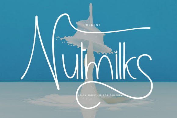 Nutmilks: A Handwriting Font Built for Campaign Design