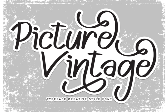 Picture Vintage: A Handwritten Font for Editorial Design