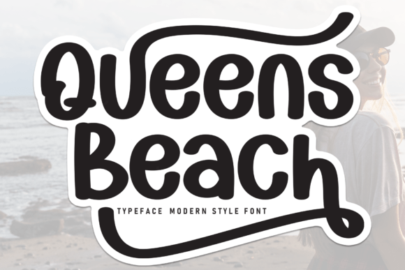 Queens Beach Script Font for Small Business Branding That Stands Out