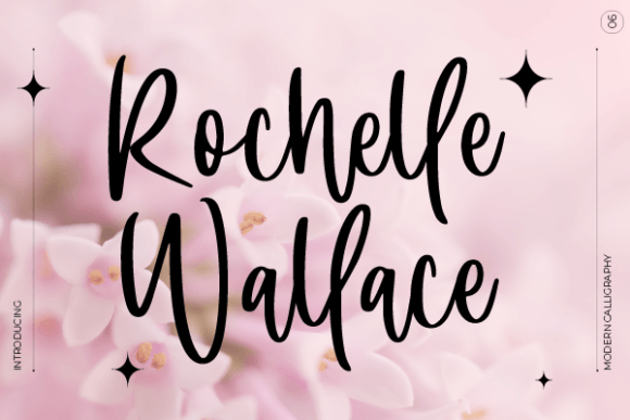 Rochelle Wallace: A Handwritten Font with Editorial Grace