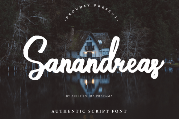 Sanandreas: A Brush Font for Editorial Design