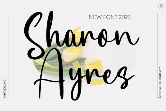 Sharon Ayres: A Handwritten Script Font for Crafters
