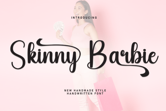 Skinny Barbie Font: A Handwritten Script for Editorial Design
