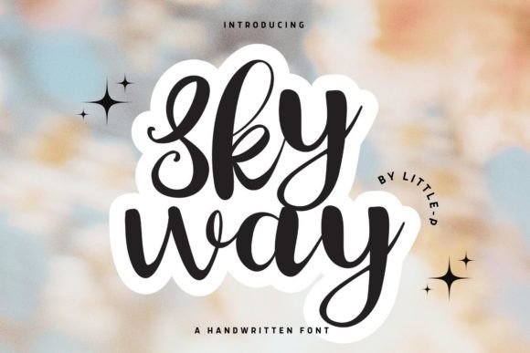 Skyway Font: A Handwritten Script That Makes Your Small Business Look Polished