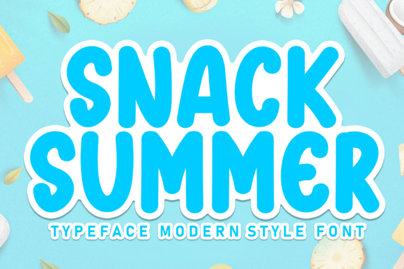 Snack Summer: A Playful Script Font for Small Business Branding